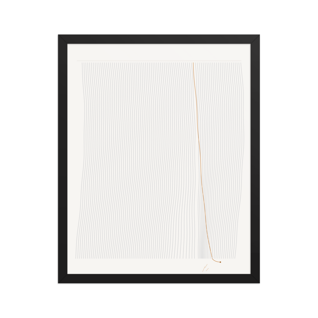 Individuum — gerahmt, 40 × 50 cm