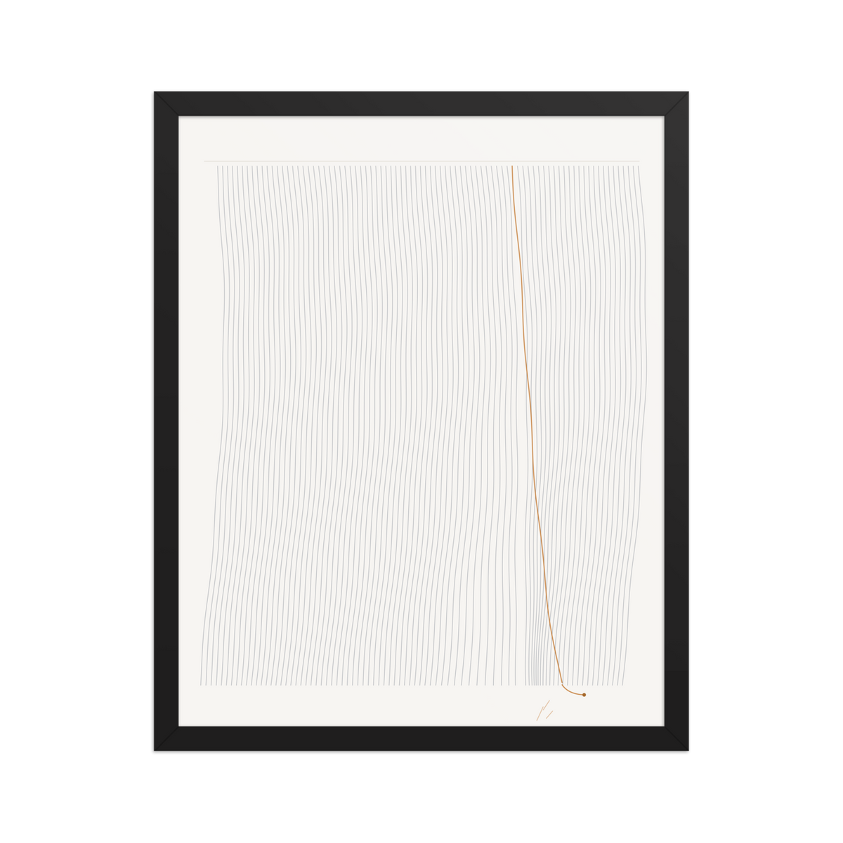 Individuum — gerahmt, 40 × 50 cm